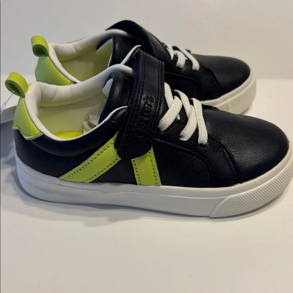 Carter's Amal Navy and Green Sneakers